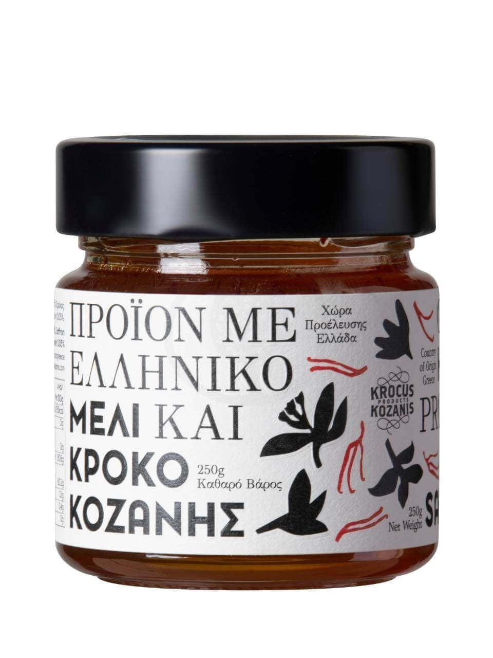Μέλι με κρόκο Κοζάνης "Krocus Kozanis Products" 250g